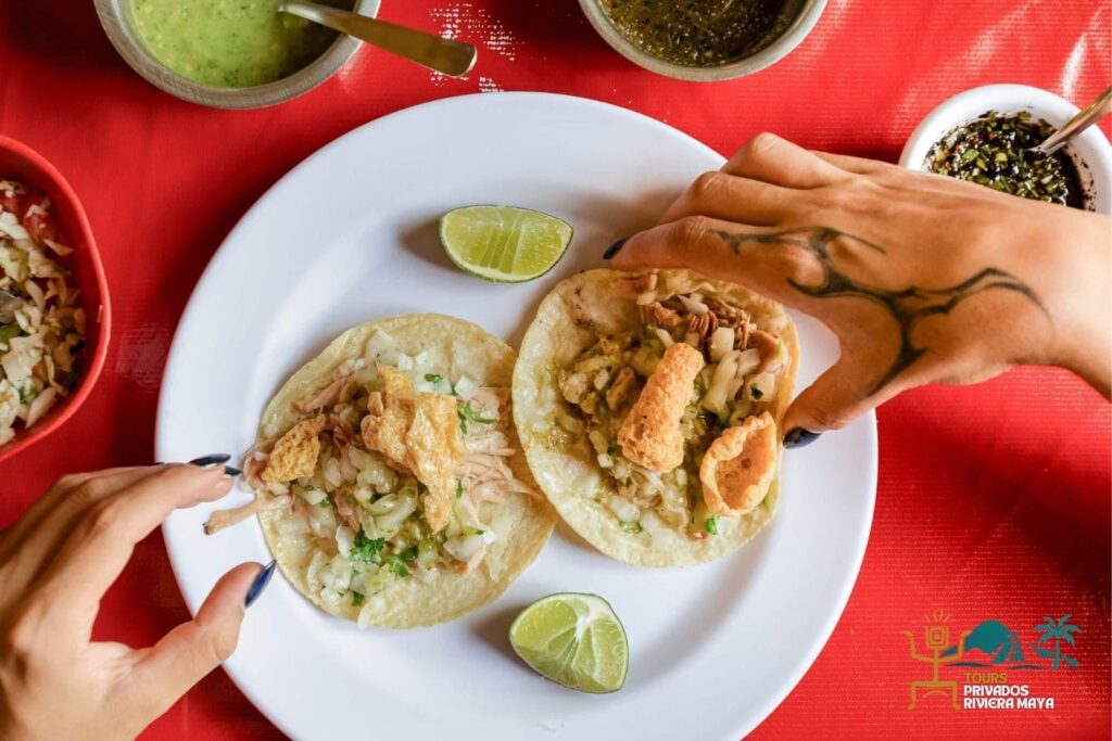 cenote-y-comer-tacos-en-tulum
